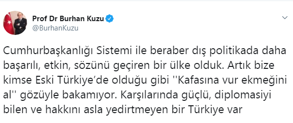 AKP’li Kuzu Lozan’ın yıl dönümünde İnönü’yü hedef aldı