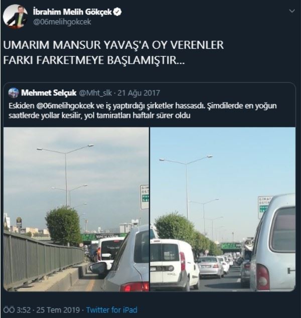 Mansur Yavaş&#39;ı kötülemek isterken alay konusu oldu