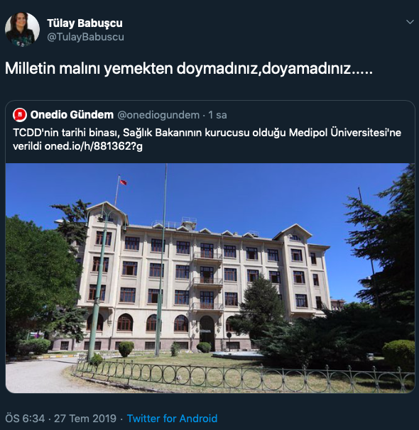 Eski AKP&#039;li vekil partisini bombaladı: Milletin malını yemeye doymadınız!
