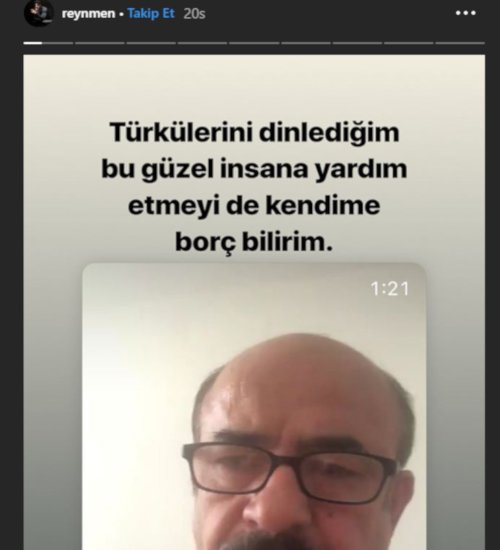 Reynmen günah çıkarıyor: Yardımı borç bilirim