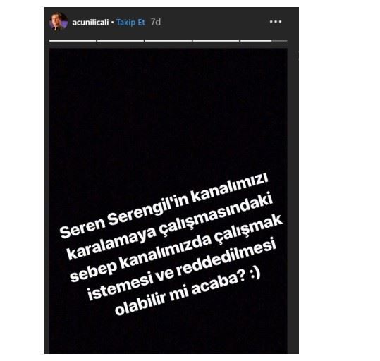 Serengil, Acun&#039;u kızdırdı: Kanalımızda çalışmak istemişti, reddettik