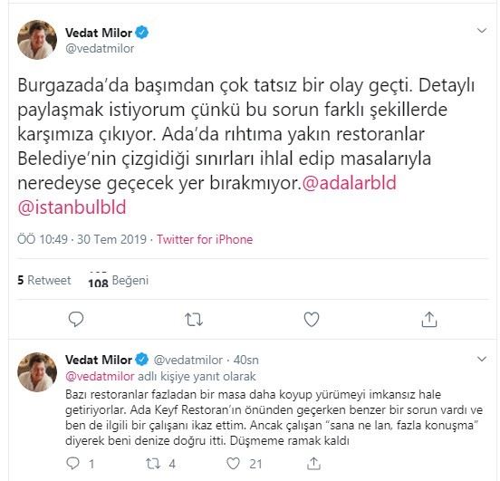 Vedat Milor&#039;ü denize atıyorlardı