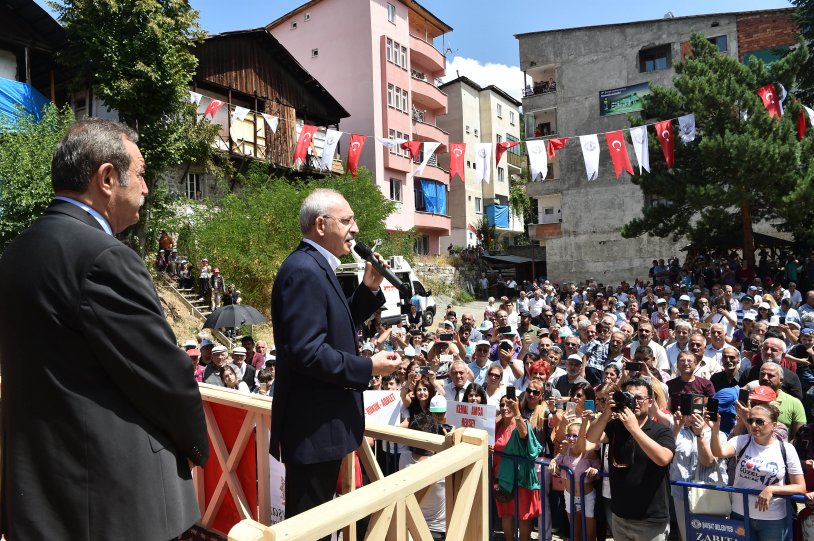 Kılıçdaroğlu&#039;nun Şavşat ziyaretinden kareler