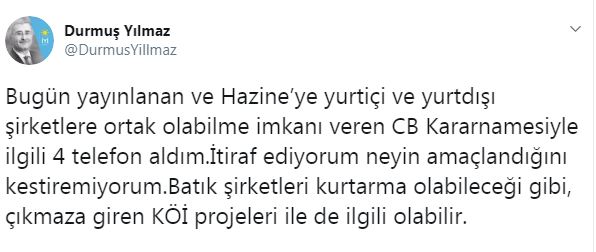 &#039;İtiraf edeyim, neyin amaçlandığını kestiremiyorum&#039;