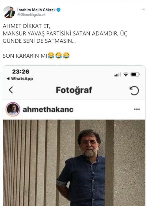 &#039;Mansurcuyum, çatla Melih&#039;