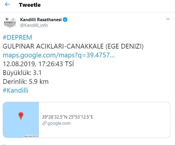 Çanakkale sallandı