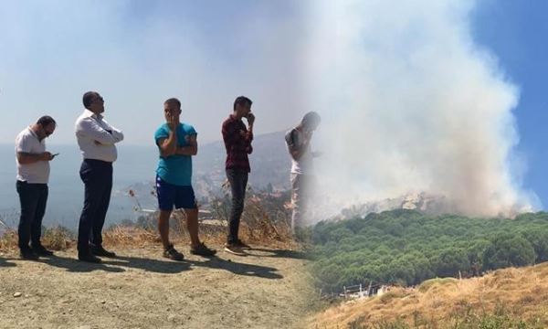 Marmara Adası&#039;nda orman yangını: Belediye Başkanı destek istedi