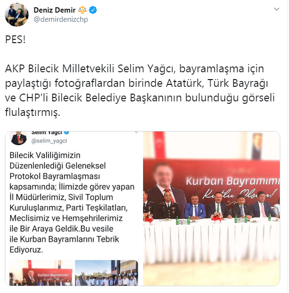FETÖ paylaşımlarıyla bilinen AKP&#039;li başkandan bir skandal daha!