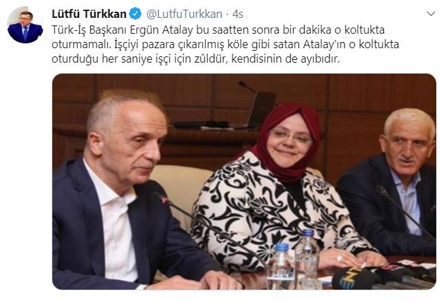 İYİ Parti&#039;den Ergün Atalay&#039;a sert tepki: İşçiyi pazara çıkarılmış köle gibi satan...