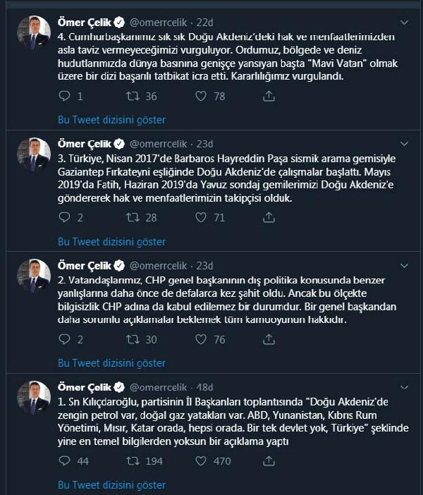 AKP&#039;den &#039;Doğu Akdeniz&#039; açıklaması: CHP başkanının bilgisizliği...