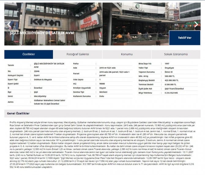 İstanbul&#039;da ünlü AVM satışa çıktı