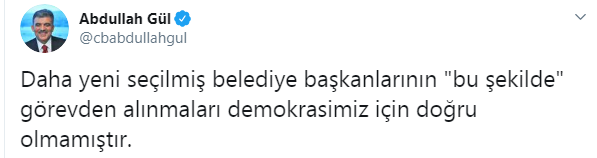 Davutoğlu ve Gül&#039;den Erdoğan&#039;ı kızdıracak kayyum açıklaması