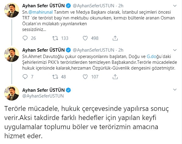 Davutoğlu ekibinden AKP&#039;ye sert çıkış