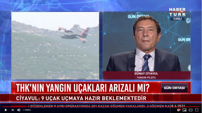 Bakanın sözlerini söndürme pilotu yalanladı:  5 uçak kalkmaya hazır bekliyor