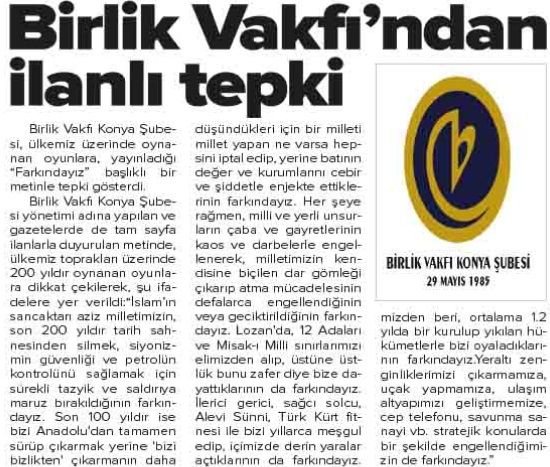 Erdoğan&#039;ın kurucusu olduğu gerici vakıftan Mustafa Kemal Atatürk&#039;e saldırı!