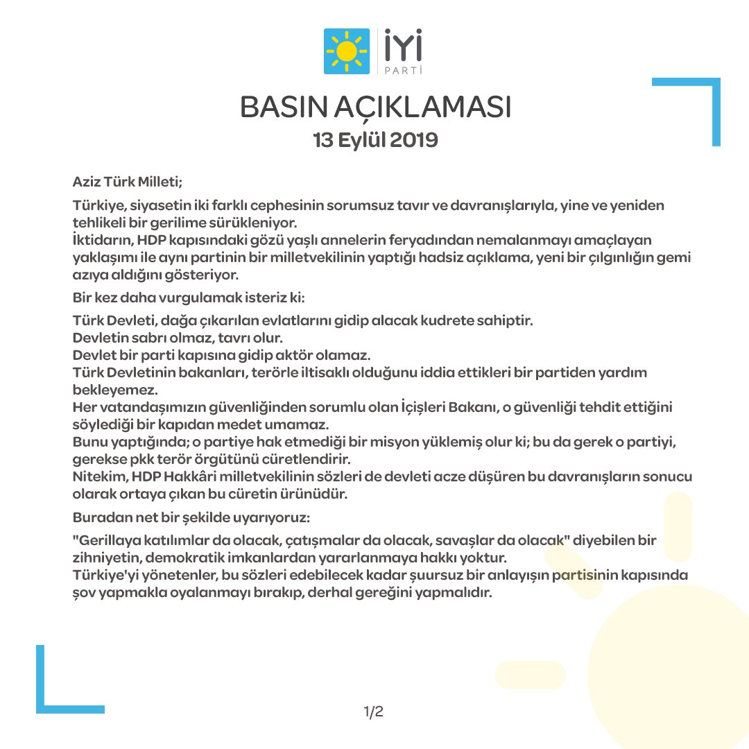 &#039;En geniş cephe&#039; taktiğinden dönülüyor mu? İyi Parti-HDP kavgası