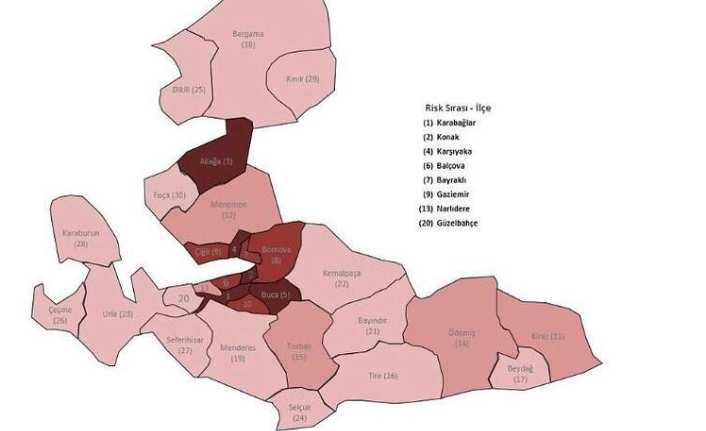 İzmir’de en riskli ilçeler hangileri?