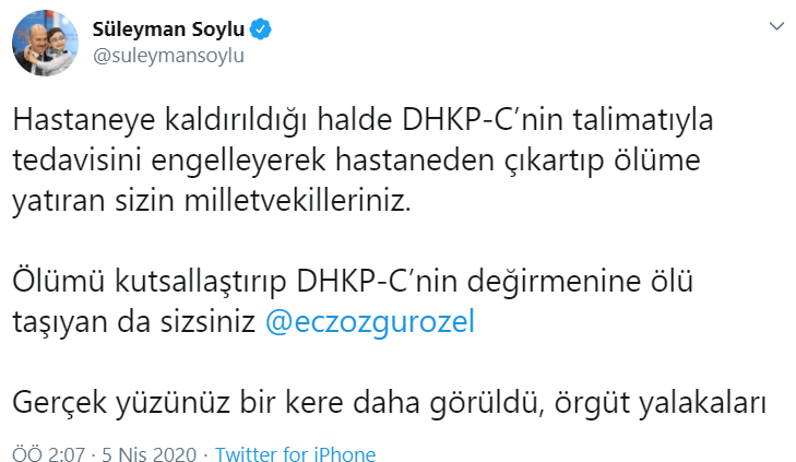 Soylu ile Özel arasında sert Helin Bölek tartışması