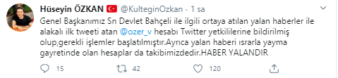“Bahçeli öldü” iddiası, yalanlandı!