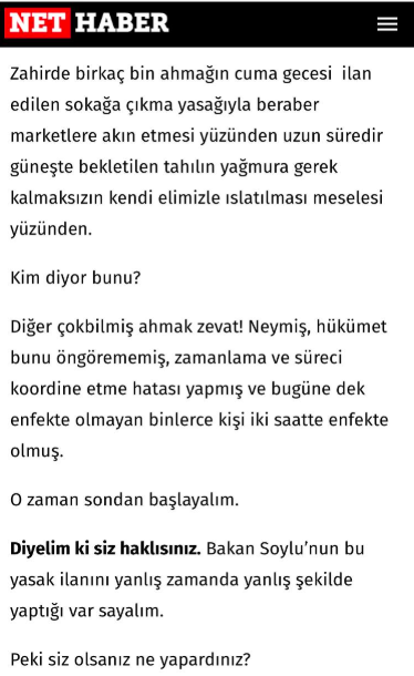 AKP&#039;li yazar halka kin kustu