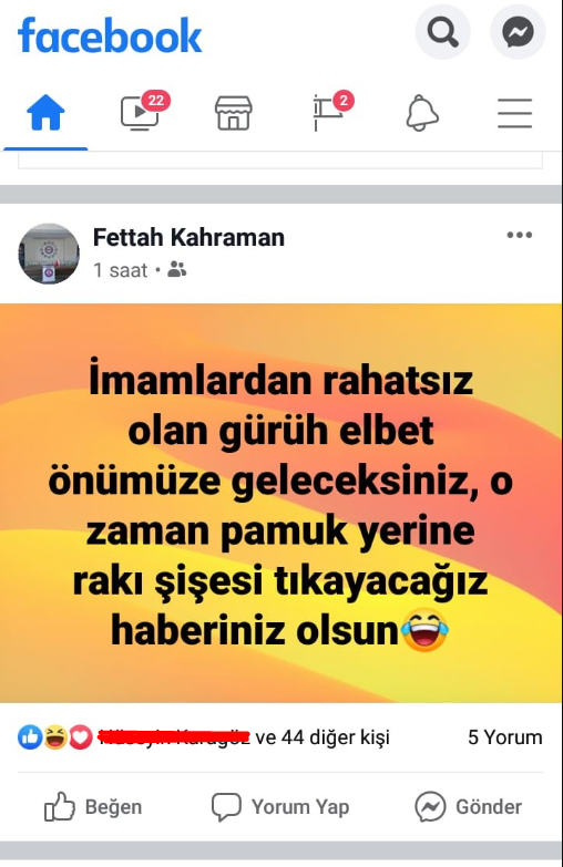 &#039;Pamuk yerine rakı şişesi tıkayacağız&#039; diyen imam ödüllendirildi