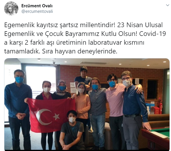 Prof. Dr. Ercüment Ovalı&#039;dan tartışma yaratacak aşı tweti