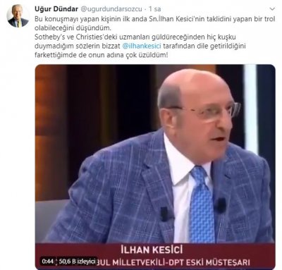 İlhan Kesici: Böyle reklam yapılmaz. Kendi belediyemiz, çok yanlış