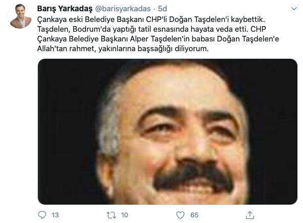 CHP&#039;li Doğan Taşdelen hayatını kaybetti