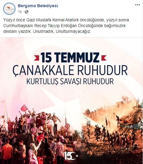 AKP&#039;li belediyeden tartışma yaratan paylaşım!