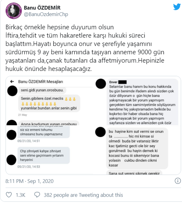 Banu Özdemir&#039;e sosyal medyada çirkin saldırı