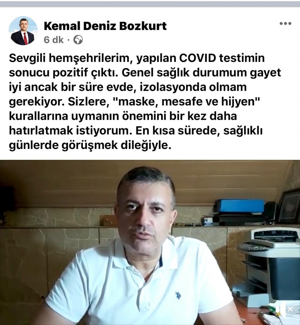 CHP&#039;li Başkan koronavirüse yakalandı