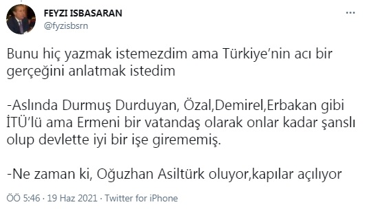 feyzi isbasaran oguzhan asilturk un gercek adini acikladi feyzi isbasaran oguzhan asilturk un gercek adini acikladi