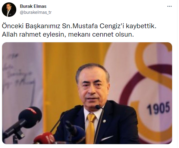 gs eski başkanı mustafa cengiz