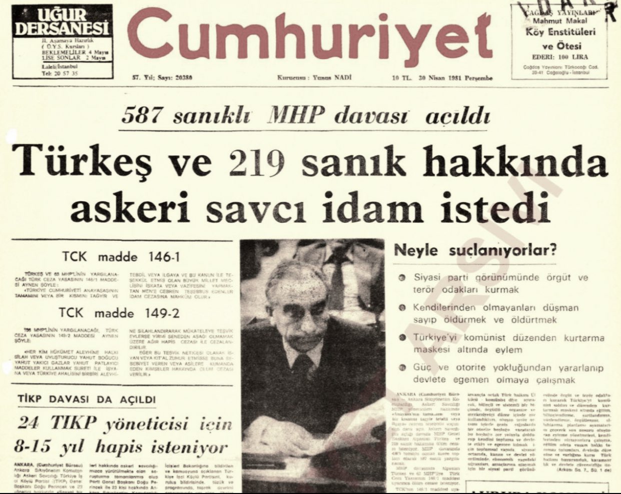 Erdoğan'ın hedef aldığı Tunç Soyer'in babası Nurettin Soyer kimdir?