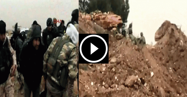 ÖSO ile YPG arasında çıkan çatışma anı böyle görüntülendi