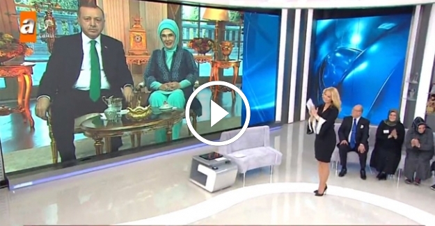 Cumhurbaşkanı Erdoğan ve eşi Emine Erdoğan, Müge Anlı'ya çıktı