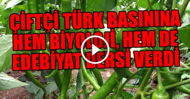 Çiftçi, Türk basınını zekasıyla dövdü