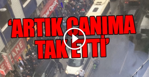 İstanbul'da borç yüzünden intihar girişimi...İşte o anlar