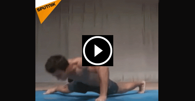 ‘Suriyeli Bruce Lee’ iki parmak şınavıyla rekor kırdı