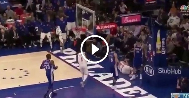 Ersan İlyasova, Kanter'i adeta yere serdi
