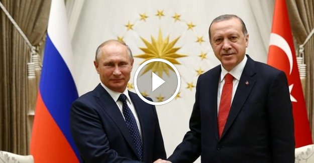 Erdoğan'dan, Putin'le fotoğraf çekilmesinde müdahale