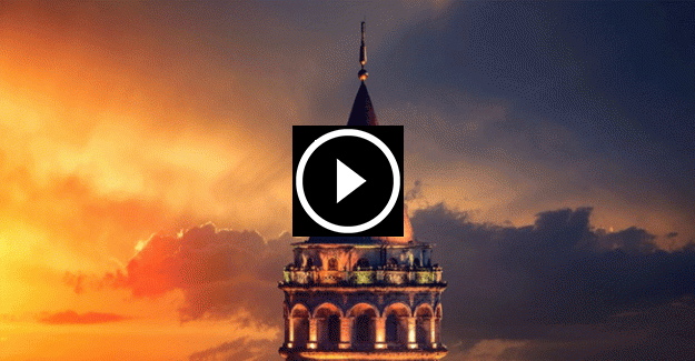 Galata Kulesi'nin manzarası mest etti
