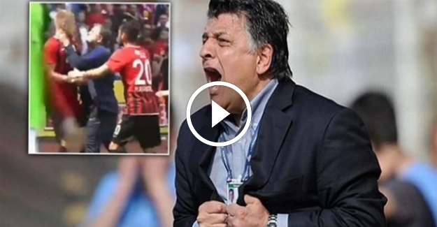 Yılmaz Vural çıldırdı! Bir anda saha girip oyuncunun boğazına sarıldı