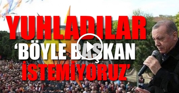 Erdoğan'ın İstanbul'daki mitinginde AKP'liler yuhladı