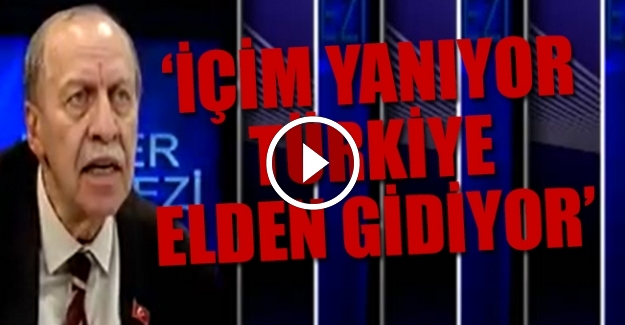 Eski Bakan canlı yayında ağladı