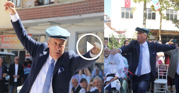 Muharrem İnce 'Halk adamı' zeybek oynuyor