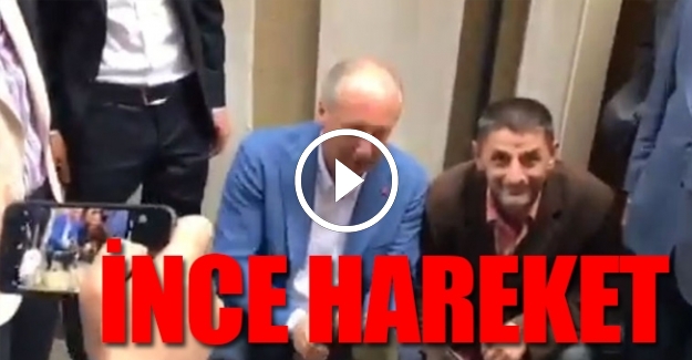 Muharrem İnce'nin olay görüntüsü...