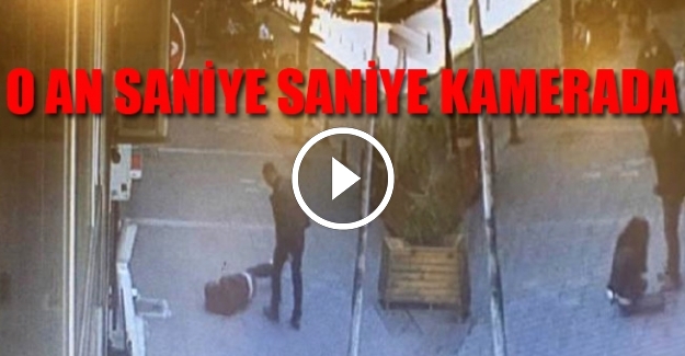 Sokakta eşini döven adama çevredekilerden fena dayak