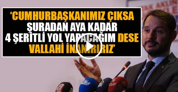 Berat Albayrak’tan AKP seçmeni için ilginç analiz