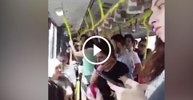 Metrobüste kavga